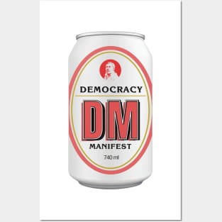 Democracy Manifest RESCHS DA BEER CAN - Dinner Ale "Dirty Annie" Posters and Art